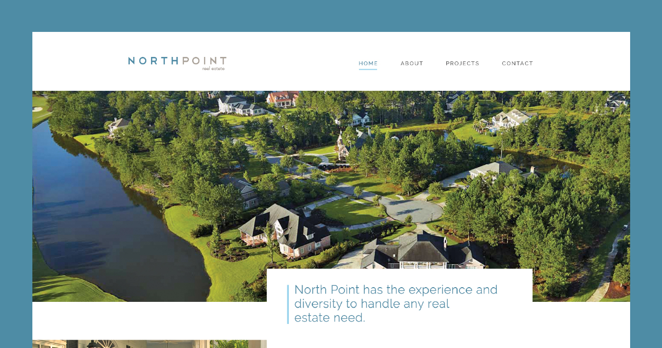 North Point Real Estate »  Design by Hire Jordan Smith