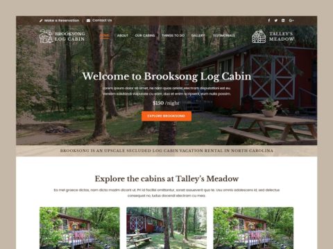 brooksong-log-cabin-web-design-featured