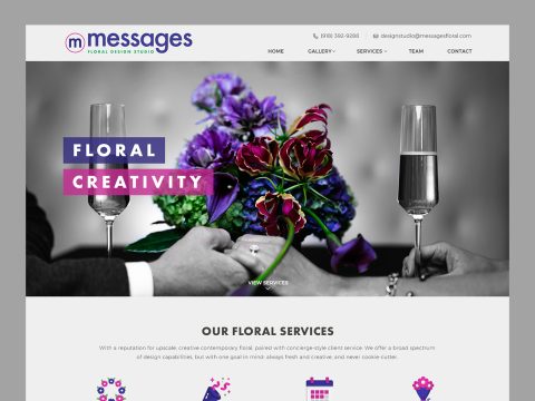 messages-floral-web-design-featured