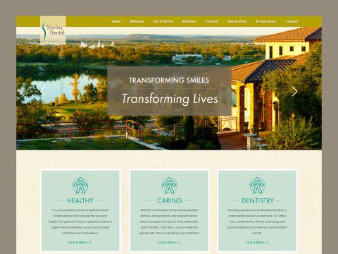 stanley-dental-web-design-featured